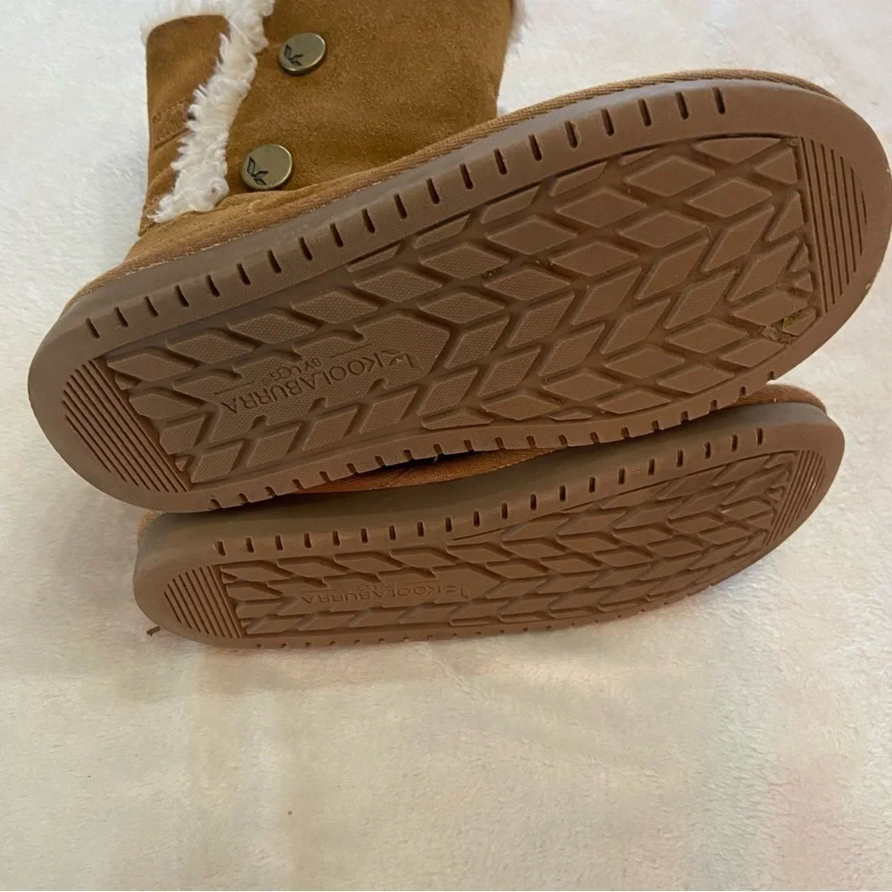 Koolaburra by UGG Kids Suede Button Tall Boots Kinslei